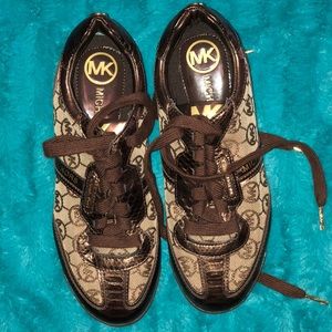 Tan/Brown Michael Kors sneakers